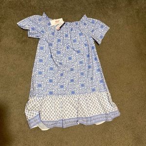 Vineyard Vines light blue off the shoulder dress